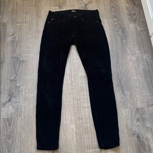 Hudson Black Velvet Pants